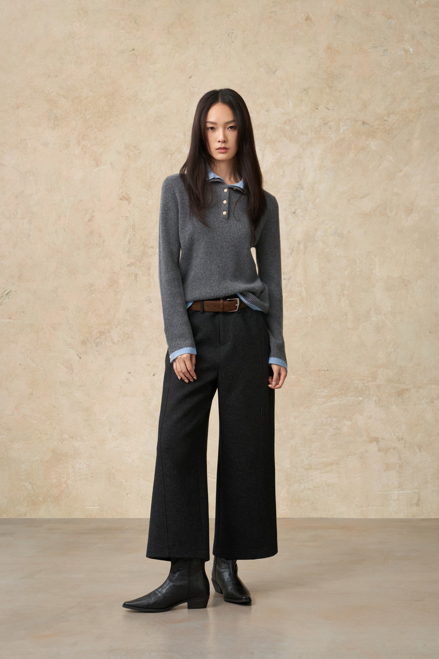 毛衫O5D3Z9576  裤子M5D2K9055