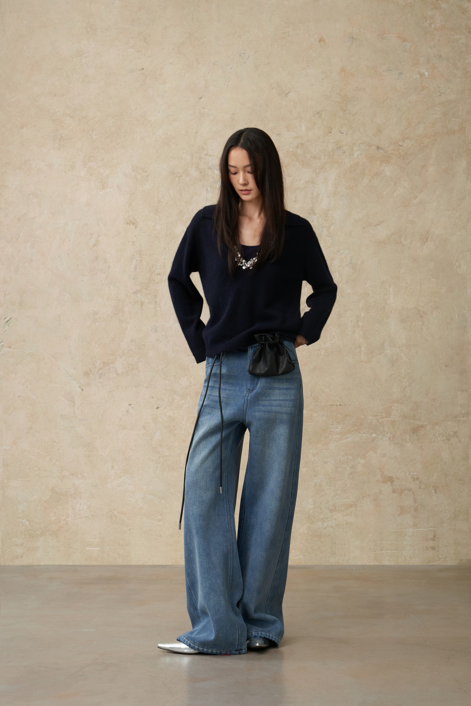 毛衫M5D3Z9128  裤子M5D5N9173